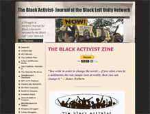 Tablet Screenshot of blackactivistzine.org